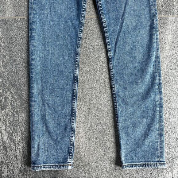 EUC Re/Done Originals 2018 Button Fly High Rise Ankle Crop Stretch Denim Jean 26 - Picture 4 of 15